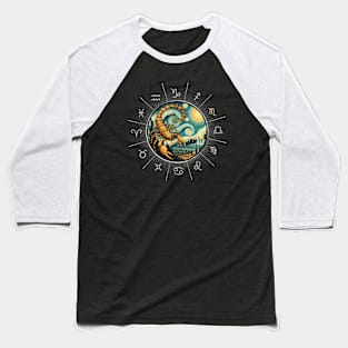 ZODIAC Scorpio - Astrological SCORPIO - SCORPIO - ZODIAC sign - Van Gogh style - 2 Baseball T-Shirt